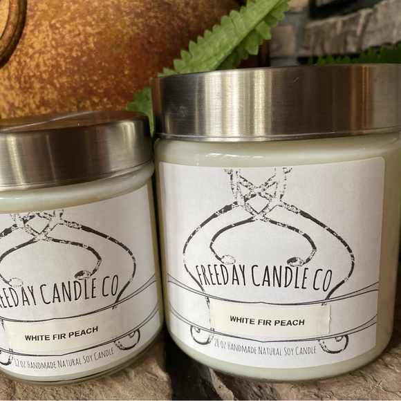 12oz Homemade Soy Candle - Mango Coconut - Picture 2 of 8